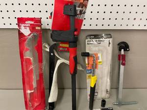 Large Lot of Hardware Supplies and Hand Tools