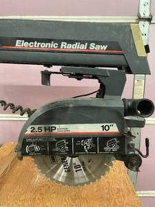 Sears Craftsman 10 Electronic Radial Saw.&nbsp&nbsp