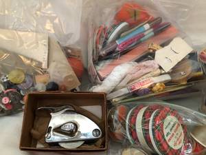 lot 109 image: Vintage Patterns and Sewing Supplies