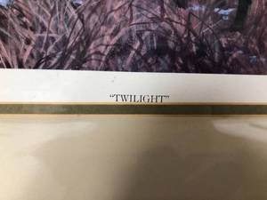 lot 120 image: Twilight by Darrell Wikkula #211850 with COA