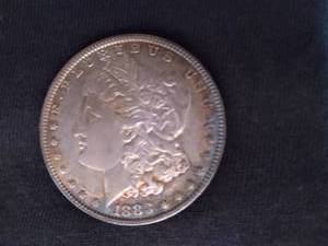 1883 Morgan Dollar, Uncirculated...