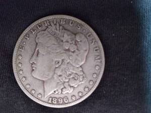 1896 S Morgan Dollar, Nicely Circul...