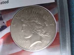 1928 Peace Dollar, Uncirculated...