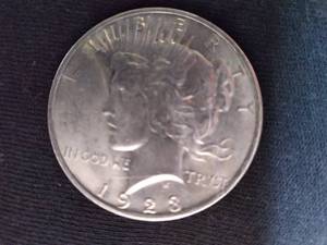 1923 Peace Dollar, Uncirculated...