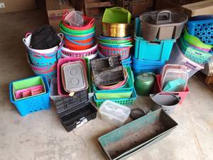 Huge Assortment of Plastic Storage ...