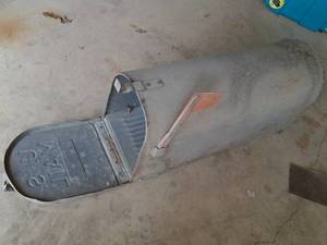 Large Metal Mailbox 9 x 22...
