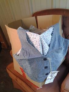 Spoon Jeans StripedFloral Vest Ne...