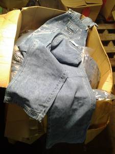 Huge Box Of Overalls New in Packin...