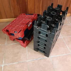 10 Plastic Soda Pop Trays See Phot...