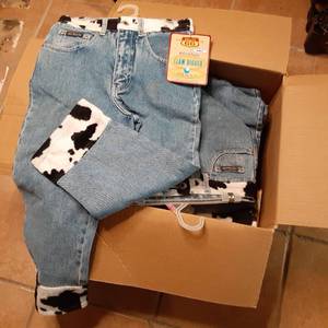 Box of Route 66 Girls Jeans With D...