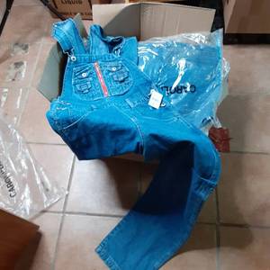 Large Box of Carolina Blues Overall...