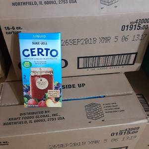 (34) 16- 6oz. Cases of Certo Liquid...