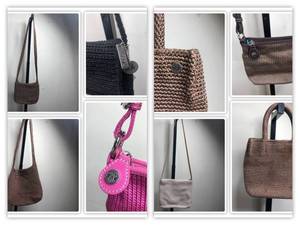 lot 32 image: The Sak Hand Crocheted Purse Collection- 7 The Beautiful The Sak Purses 