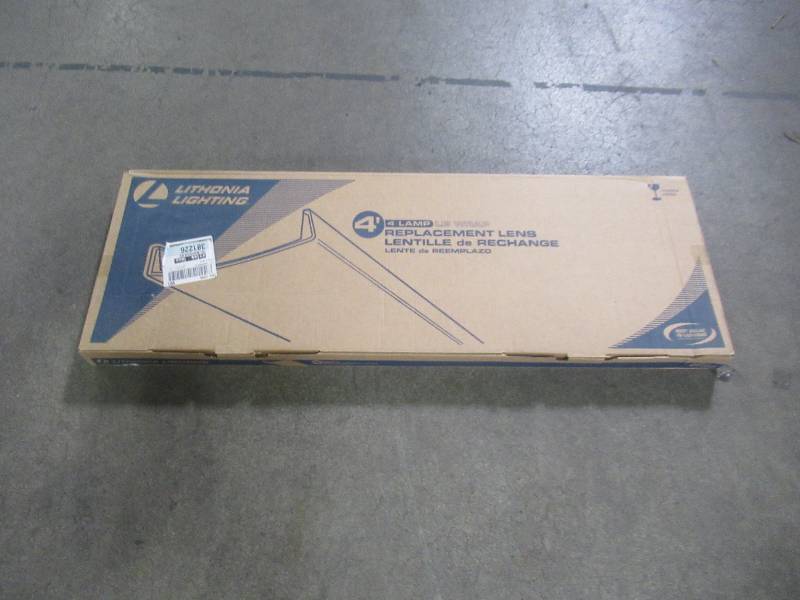 Lithonia Lighting 1-12 ft. x 4 ft. Wraparound Clear Prismatic Lens D2LB48