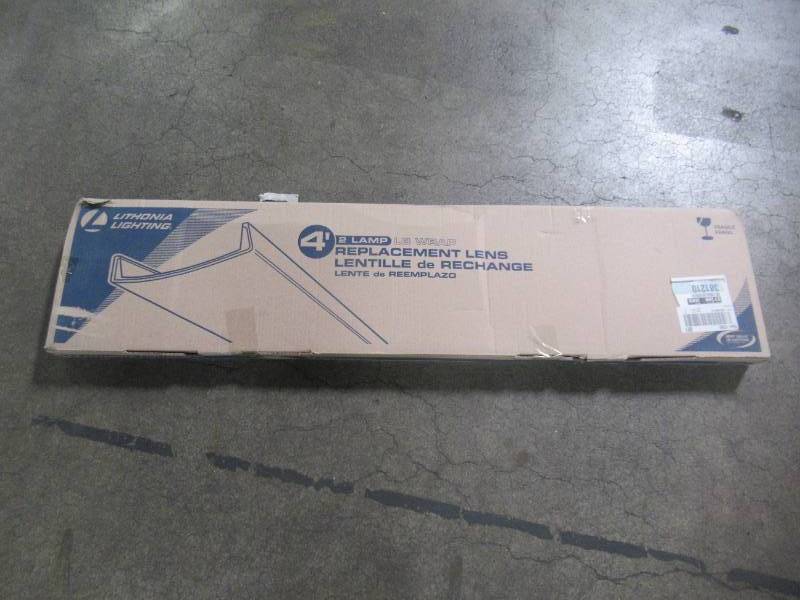 Lithonia Lighting LB 1 ft. x 4 ft. Clear Wraparound Prismatic Lens DLB48