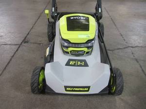 Ryobi 21 in. HP 40V Brushless Cordless Battery Walk Behind Self-Propelled Lawn Mower RY401140US