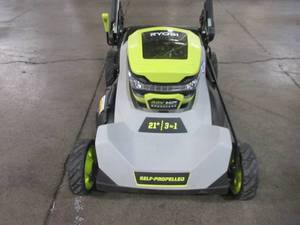 Ryobi 21 in. HP 40V Brushless Cordless Battery Walk Behind Self-Propelled Lawn Mower RY401140US