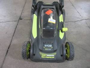 Ryobi 20 in. 40-Volt Brushless Cordless Walk Behind Self-Propelled Lawn Mower RY401120-Y