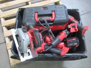 WHOLESALE MIXED BIN OF MICELLANOUS MILWAUKEE POWER TOOLS