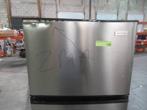 Vissani 7.1 cu. ft. Top Freezer Refrigerator in Stainless Steel Look MDFF7SS