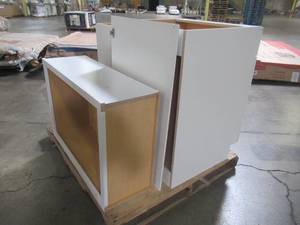 WHOLESALE MIXED PALLET OF WHITE KITCHEN CABINETS