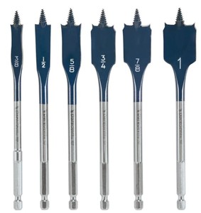lot 917 image: Bosch Daredevil Standard Spade Bit Set (6-Piece)