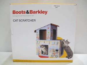 lot 842 image: Boots & Barkley Deluxe Double Decker Painting Studio Cat Scratch House
