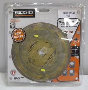 lot 852 image: Ridgid 7 in. Premium Tile Diamond Blade