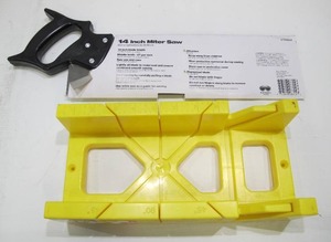 lot 857 image: Steel Grip 14 Inch Mitre Saw with Anvil Mitre Box Cutting Accessory