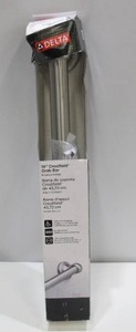 lot 860 image: Delta DF5918-BN 18 Crestfield Grab Bar Concealed Mount Brushed Nickel