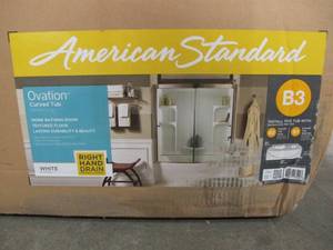 lot 808 image: American Standard Ovation 60 in. Right Drain Bathtub in Arctic White