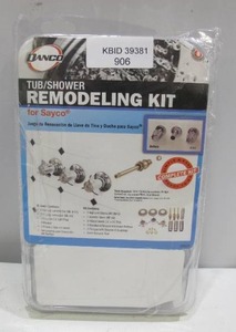 lot 906 image: Danco TubShower 3-Handle Remodeling Trim Kit in Chrome