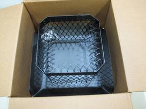 lot 924 image: Master Flow 9 in. x 9 in. Galvanized Steel Fixed Chimney Cap in Black