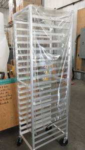 lot 23 image: New Age Industrial Bread Rack 68 tall 13-12 inside rails, NSF