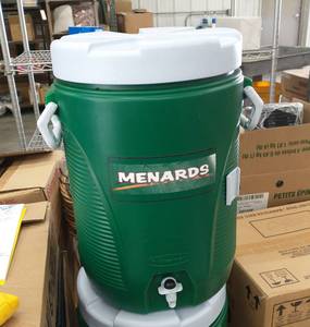lot 109 image: Like new big water jugs with dispenser 5 gal