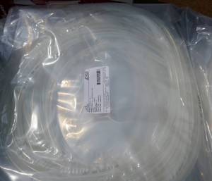 lot 113 image: 6 bags of new Hose each bag has a 50 ft piece, clear, .25 ID x .438 OD