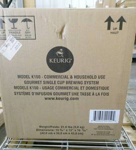 lot 122 image: Brand new Keurig model K150