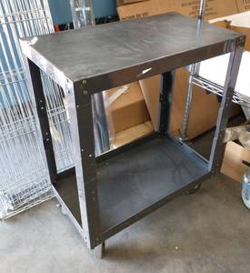 lot 151 image: Small Rolling Cart 16x28 x33 tall