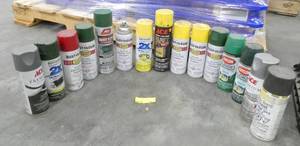 lot 161 image: 15 Cans of paint, mostly full