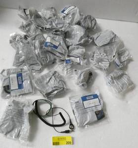 lot 209 image: 29 new static guard wrist straps model 4650 and 4651