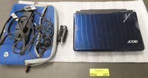 lot 237 image: Small Acer Aspire One with Windows XP works fine, used very little