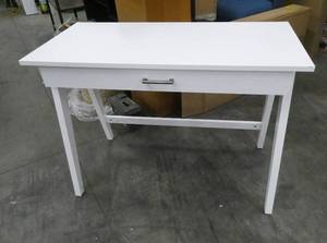 lot 239 image: White Desk - new
