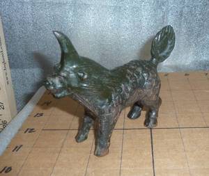 lot 233 image: Mythical dogwolf made of cast iron