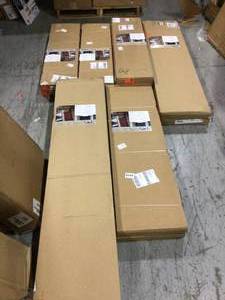 14 boxes of Raised Panel Polypropylene Shutters Pair (2 different measurements) see pictures