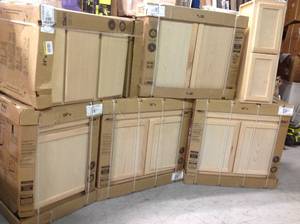 Lot of cabinets Orginal Customer Returns See Pics