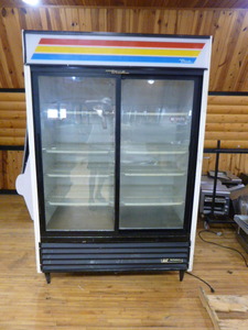 True 2 Door Beverage Cooler