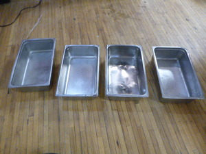 4 Steam Table Pans