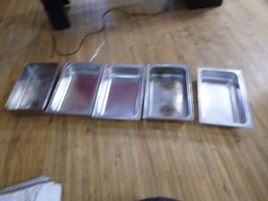 5 Steam Table Pans