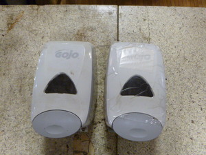 2 Gojo Soap Dispensers