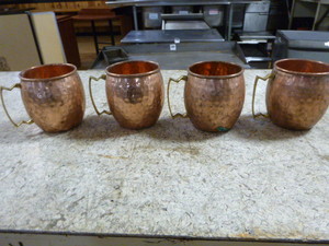 4 Moscow Mule Mugs